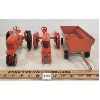 Image 2 : LOT OF 3 - ERTL TRACTOR & WAGON - INCL ALLIS CHALMERS