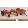 Image 3 : LOT OF 3 - ERTL TRACTOR & WAGON - INCL ALLIS CHALMERS