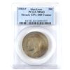Image 1 : Mint Error! USA 1983-P Half Dollar Struck 12% Off Center Error on Both Sides PCGS MS63