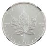 Image 2 : 2020W 1oz $5 Burnished Silver Maple Leaf NGC MS70 First Releases with COA (Tax Exempt)