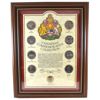 Image 1 : *Canadian Commemorative Collection of 8x Nickel Dollars & 1987 Loon in Wooden Frame