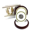 Image 1 : Tuvalu 2015 $2 Goddesses of Olympus - Aphrodite Fine Silver Antiqued Coin in Deluxe Display