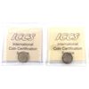 Image 2 : 5-cent 1908 Small 8 EF40 & 1910 Pointed Leaves MS63 ICCS. 2pcs.