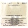 Image 1 : 5-cent 1911 ICCS MS62