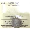 Image 1 : 10-cent 1872H ICCS G6 