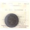 Image 1 : 1-cent 1891 LL LD, Obverse 3 Repunched N ICCS VF30