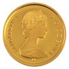 Image 2 : 1967-2017 $20 Gold Plated Silver Proof Coin from Proof Set Encapsulated in Black Display Box