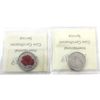 Image 2 : 25-cent 2015 Poppy MS66 & Poppy Colour MS65 Both ICCS. 2pcs.
