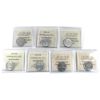 Image 2 : 25-cent 1957-2021 ICCS EF40-MS63. 7pcs.