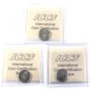 Image 2 : 2014, 2015 & 2017 Canada 10-cent ICCS MS66. 3pcs