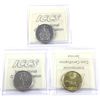 Image 2 : 50-cent 2017 Coat of Arms, Canada 150, & Loon $1 ICCS MS66. 3pcs.