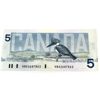 Image 1 : RADAR BC-56e 1986 $5 UNC or Better Knight-Dodge 4-Digit RADAR SN: HNA2687862