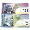 Image 2 : RADAR'S BC-67-bi 2006 $5 Jenkins-Carney & BC-68a 2005 $10 Jenkins-Dodge UNC or Better 2pcs