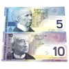Image 2 : RADAR'S BC-62b 2002 $5 & BC-68a 2005 $10 UNC or Better Jenkins-Dodge