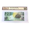 Image 1 : BC-64b 2004 $20 BCS CUNC64 Original Printed 2009 Jenkins-Carney SN: EUT0997774