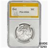 Image 1 : 1942 Walking Liberty Half Dollar PGA MS66