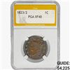 Image 1 : 1823/2 Coronet Head Large Cent PGA XF40