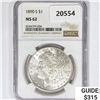 Image 1 : 1890-S Morgan Silver Dollar NGC MS62