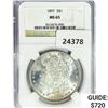 Image 1 : 1897 Morgan Silver Dollar NGC MS65
