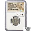 787-789 AD Tabaristan Silver Hemidrachm NGC MS