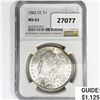 Image 1 : 1882-CC Morgan Silver Dollar NGC MS63