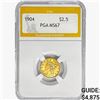 1904 $2.50 Gold Quarter Eagle PGA MS67