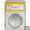 1892-CC Morgan Silver Dollar PGA MS63 PL
