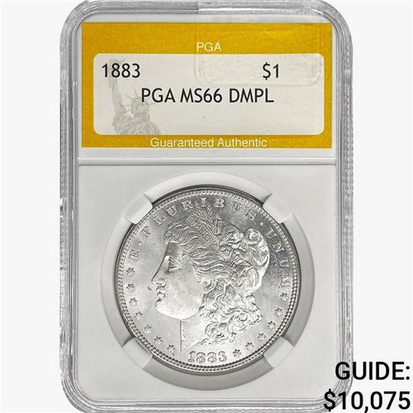 1883 Morgan Silver Dollar PGA MS66 DMPL