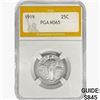 Image 1 : 1919 Standing Liberty Quarter PGA MS65