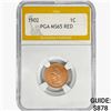 Image 1 : 1902 Indian Head Cent PGA MS65 RED