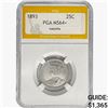 Image 1 : 1893 Isabella Silver Quarter PGA MS64+