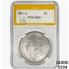 1891-S Morgan Silver Dollar PGA MS61