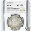 1925-S Silver Peace Dollar NGC AU58