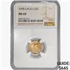 Image 1 : 1998 $5 1/10oz. American Gold Eagle NGC MS69