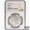 Image 1 : 1921-D Morgan Silver Dollar NGC MS63