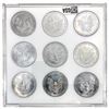 Image 2 : 1986-1994 US Silver Eagle Year Set [9 Coins]