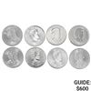 Image 1 : 2022 Canada $5 1oz Silver Maple Leafs [8 Coins]
