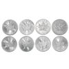 Image 2 : 2022 Canada $5 1oz Silver Maple Leafs [8 Coins]