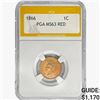 Image 1 : 1866 Indian Head Cent PGA MS63 RED