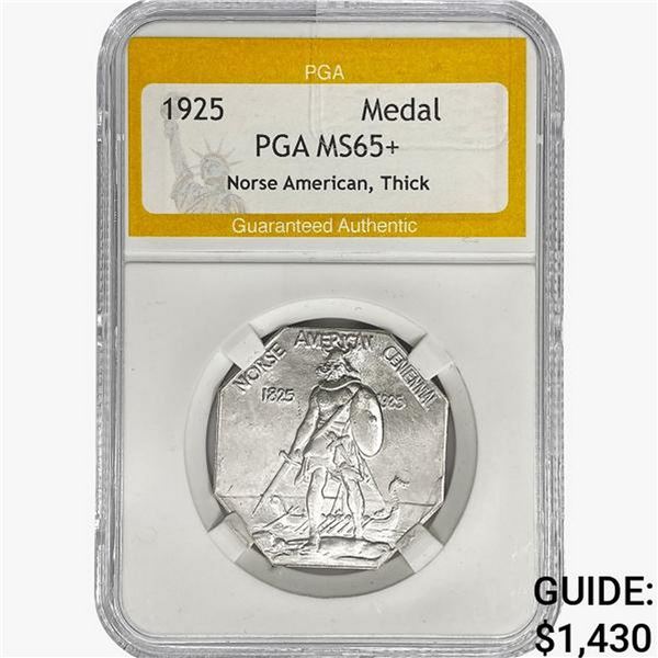 1925 Norse American Medal PGA MS65+ Thick
