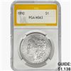 Image 1 : 1892 Morgan Silver Dollar PGA MS63