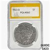 1923-D Silver Peace Dollar PGA MS63