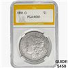 1891-O Morgan Silver Dollar PGA MS61
