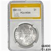 1881-CC Morgan Silver Dollar PGA MS66