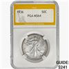 1936 Walking Liberty Half Dollar PGA MS64