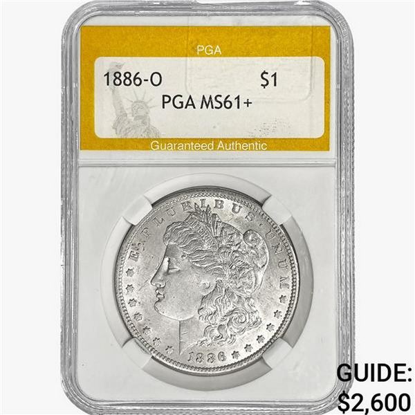 1886-O Morgan Silver Dollar PGA MS61+