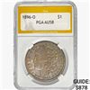 1896-O Morgan Silver Dollar PGA AU58