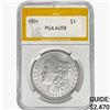 1901 Morgan Silver Dollar PGA AU58