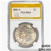 1880-O Morgan Silver Dollar PGA MS66