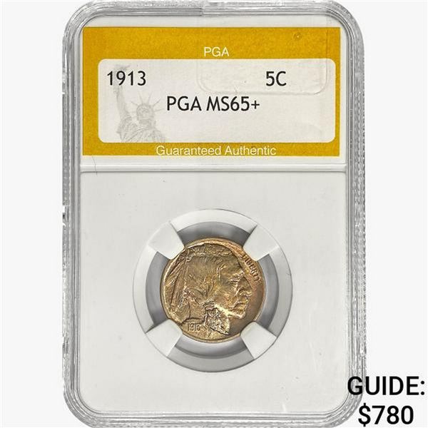 1913 Buffalo Nickel PGA MS65+